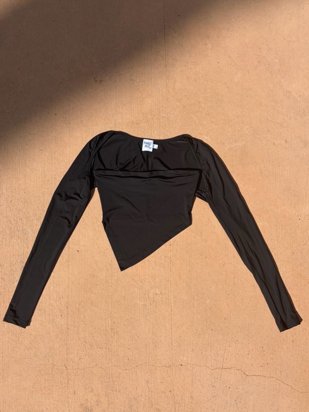 Princess Polly Black Asymmetric Two-Piece Set